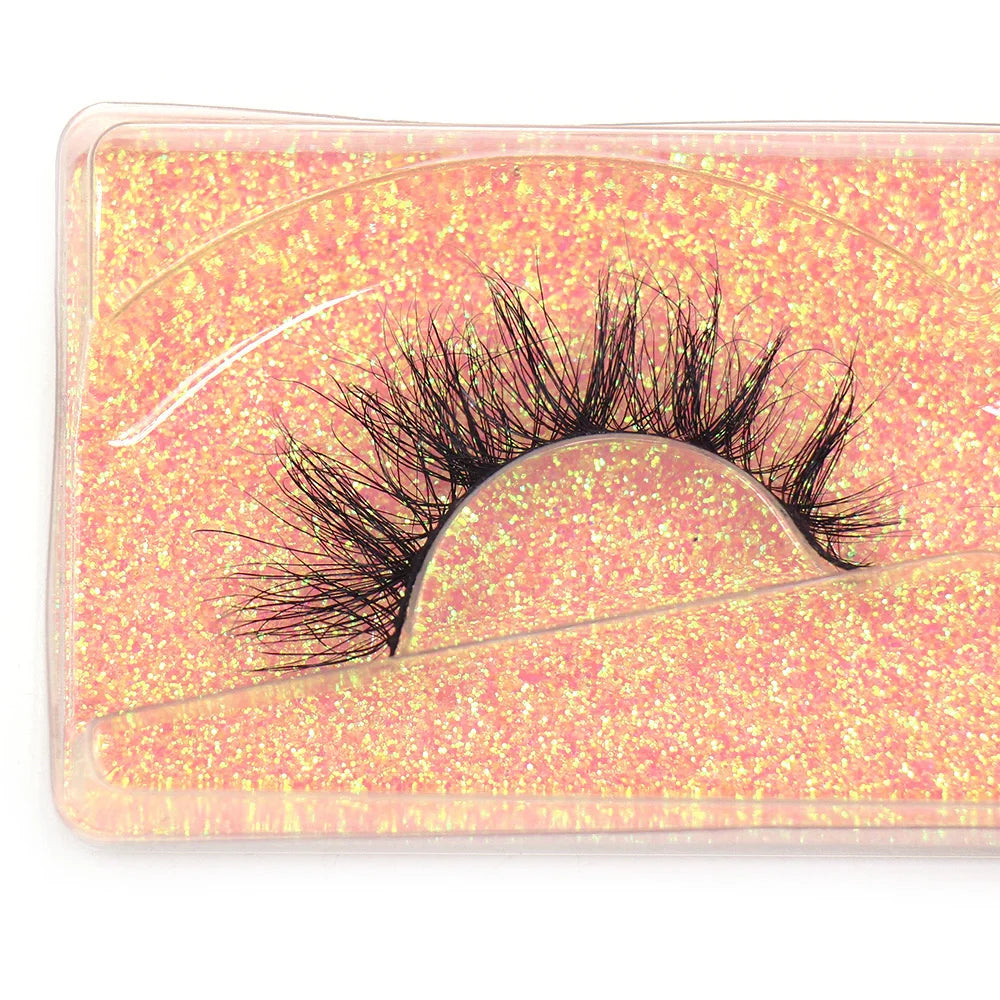 LEHUAMAO Maquiagem Short Natural Mink Lashes Fluffy Wispy Eyelashes Volume 12mm-15mm False Eyelashes Eyelash Extensio makeup