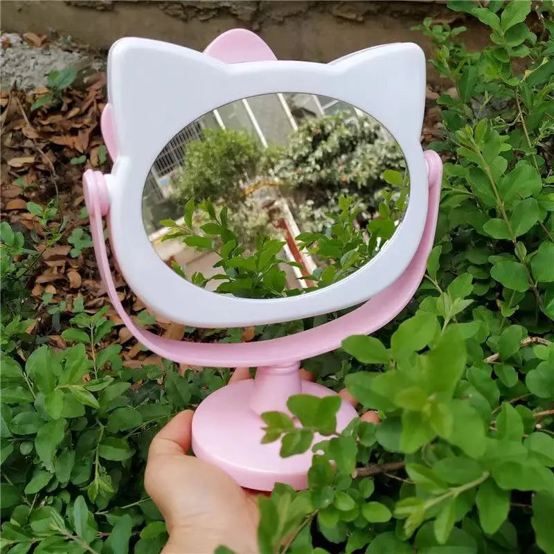Miroir de bureau mignon de mode d'anime de Hello Kitty de dessin animé de Sanrio miroir cosmétique créatif miroir cosmétique de bureau Kawaii