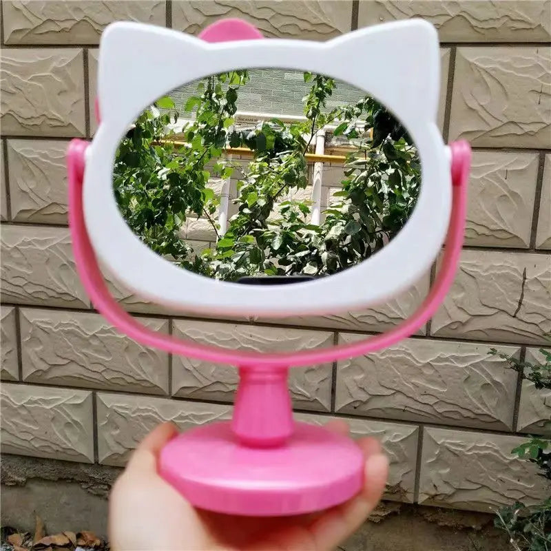 Miroir de bureau mignon de mode d'anime de Hello Kitty de dessin animé de Sanrio miroir cosmétique créatif miroir cosmétique de bureau Kawaii