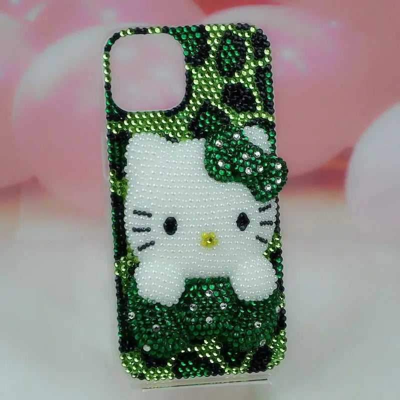 Rhinestone Bling Crystal Phone Case Chain For iPhone 16 12 13 14 15Pro Max X Xs XR 7 8 Plus SE 2 3 10 Transparent Bumper Cover