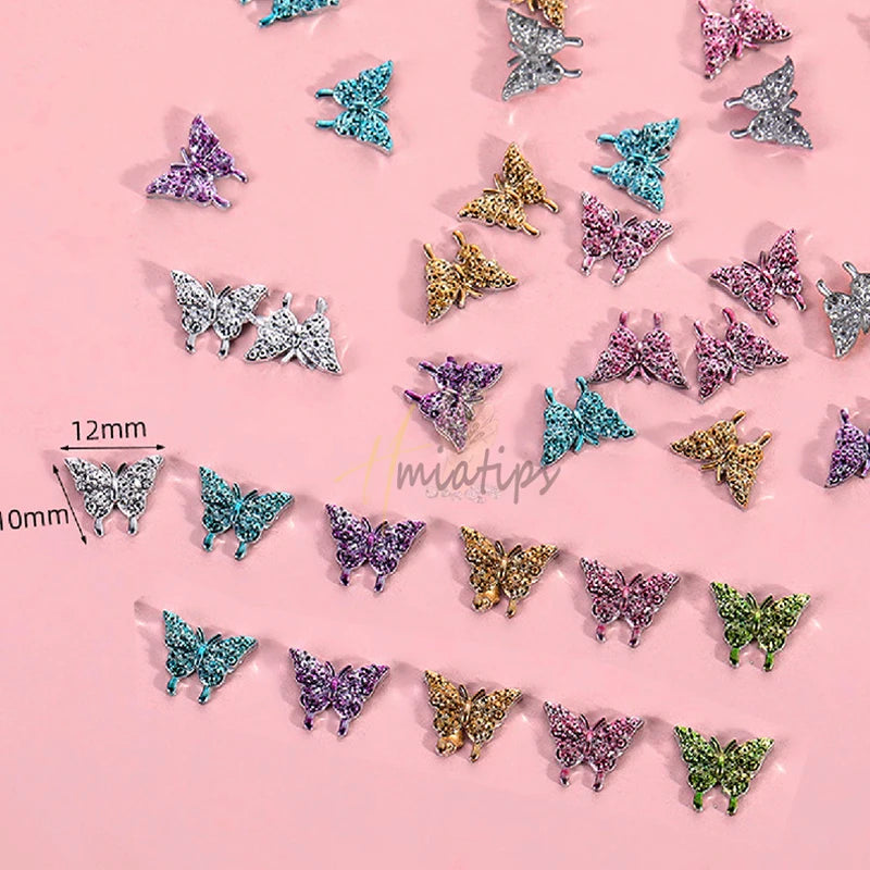 1box 3D Kawaii Crystal Rhinestones Bear/Cat Gems Glitter Acrylic Nail Art Rhinestons