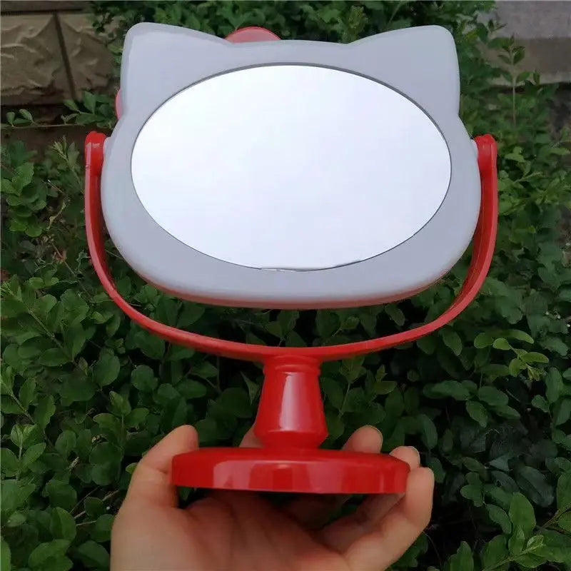 Miroir de bureau mignon de mode d'anime de Hello Kitty de dessin animé de Sanrio miroir cosmétique créatif miroir cosmétique de bureau Kawaii