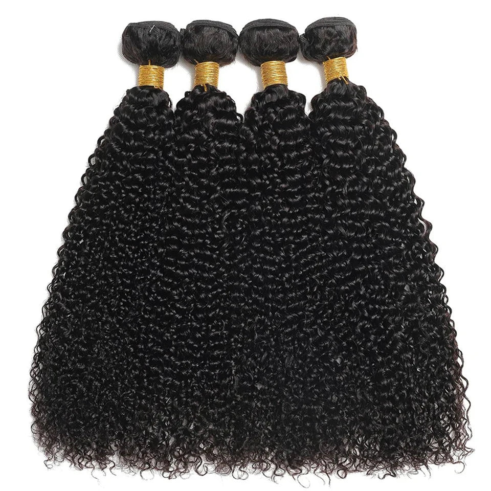 Cheveux humains crépus bouclés péruviens Jerry Curly