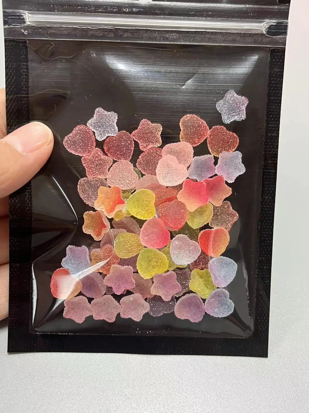 Y2K Hot Pink 30pcs Mix Heart Bear Candy Loiipop Resin Parts Handmade Phose Case Hair Girls Long Nail Art Big Decoraiton Charms