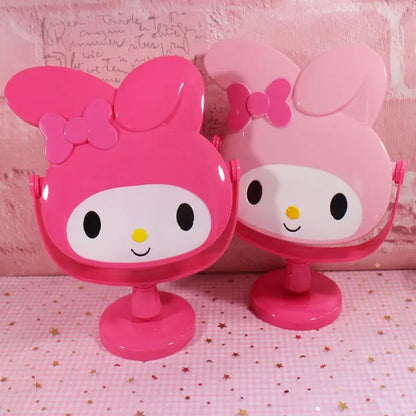 Miroir de bureau mignon de mode d'anime de Hello Kitty de dessin animé de Sanrio miroir cosmétique créatif miroir cosmétique de bureau Kawaii