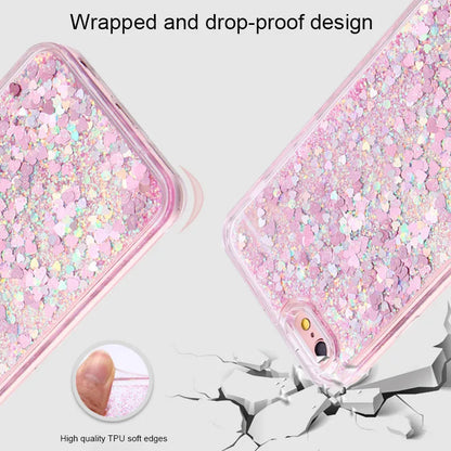 Love Heart Stars Glitter Phone Case For iPhone 15 14 13 12 11 Pro Max XS XR SE 2022 7 8 Plus Dynamic Liquid Quicksand Back Cover