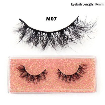 LEHUAMAO Maquiagem Short Natural Mink Lashes Fluffy Wispy  Eyelashes Volume 12mm-15mm False Eyelashes Eyelash Extensio makeup
